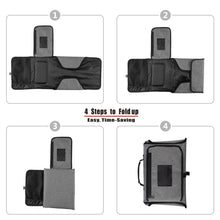 Load image into Gallery viewer, Portable Baby Changing Pad, Travel Diaper Changing Mat with Head Cushion, Wipes Pocket-Foldable for Anywhere Use