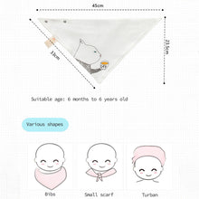 Load image into Gallery viewer, Baby Bibs 5 Pack Soft Cotton Super Absorbent Bandana Drool Bibs for Baby Boy Girl Drooling