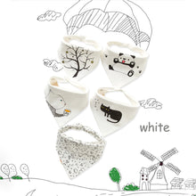 Load image into Gallery viewer, Baby Bibs 5 Pack Soft Cotton Super Absorbent Bandana Drool Bibs for Baby Boy Girl Drooling