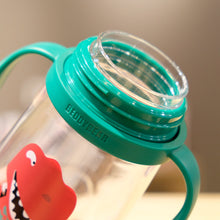 Load image into Gallery viewer, 13oz Leakproof Kids Water Bottle with Straws, 380ML Tritan Plastic BPA Free Baby Learn-to-Drink Water Bottle Gift for Kids