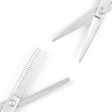 Load image into Gallery viewer, Homlynn Hair Cutting Scissors Thinning Teeth Shears Set Professional Barber Hairdressing Texturizing Salon Razor Edge Scissors Japanese Stainless Steel 5.5 inch for Baby, Children, Adults