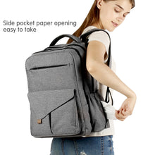 Load image into Gallery viewer, Diaper Bag Backpack,Large Unisex Baby Bags Multifunction Travel Backpack for Mom and Dad with Changing Pad and Stroller Straps