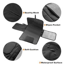 Load image into Gallery viewer, Baby Diaper Changing Pad Portable Diaper Changing Clutch Nappy Changing Mat with Wipes Pocket