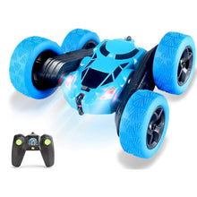 Load image into Gallery viewer, Remote Control Car LED Headlights 4WD RC Stunt Car , Double Sided Rotating Tumbling 360 Degree Flips High Speed Off Road Vehicles,Drift Stunt Rc Car Toy Gift for Kids Boys Girls