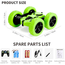 Load image into Gallery viewer, Remote Control Car LED Headlights 4WD RC Stunt Car , Double Sided Rotating Tumbling 360 Degree Flips High Speed Off Road Vehicles,Drift Stunt Rc Car Toy Gift for Kids Boys Girls