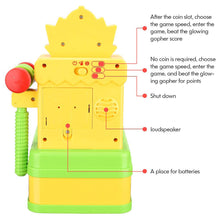 Load image into Gallery viewer, Whac-A-Mole Game, Mini Electronic Arcade Game with 2 Hammers, Pounding Toys Toddler Toys for 3 - 8 Years Old Boys Girls