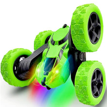 Load image into Gallery viewer, Remote Control Car LED Headlights 4WD RC Stunt Car , Double Sided Rotating Tumbling 360 Degree Flips High Speed Off Road Vehicles,Drift Stunt Rc Car Toy Gift for Kids Boys Girls