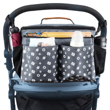 Load image into Gallery viewer, Homlynn Baby Stroller Organizer Messenger Diaper Bag-5 Big Pockets Large Storage Space for Baby Accessories(Grey)