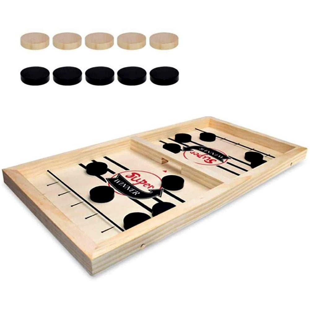 Fast Sling Puck Game Paced,  Paced Slingpuck Winner Fun Toys Board Game， Party Game Toys Gift for Adults and Kids