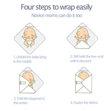 Load image into Gallery viewer, Baby Swaddling Wraps Baby Clothes for 0-12 Months Newborn Girls Boys Ideal Baby Registry
