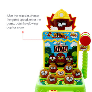 Whac-A-Mole Game, Mini Electronic Arcade Game with 2 Hammers, Pounding Toys Toddler Toys for 3 - 8 Years Old Boys Girls
