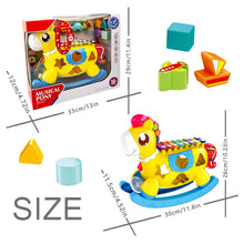 Load image into Gallery viewer, Baby Xylophone Toy, Baby Music Toys with Building Blocks, Educational Toddler Toy for 1-3 Year Old Girl Boy Birthday Gift

