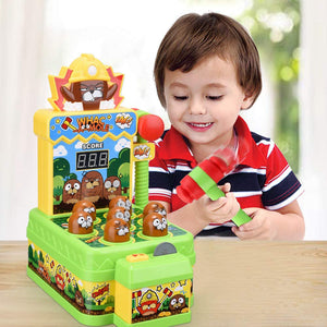 Whac-A-Mole Game, Mini Electronic Arcade Game with 2 Hammers, Pounding Toys Toddler Toys for 3 - 8 Years Old Boys Girls