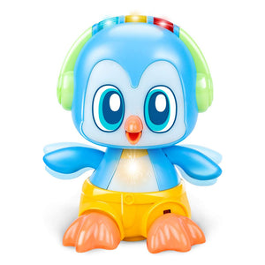 Dancing Walking Penguin Baby Musical Toys Feature Toddler Interactive Learning, Walking,Dancing and Sensory Development for 1-3 Years Old Girl Boy Gift