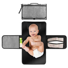 Load image into Gallery viewer, Baby Diaper Changing Pad Portable Diaper Changing Clutch Nappy Changing Mat with Wipes Pocket
