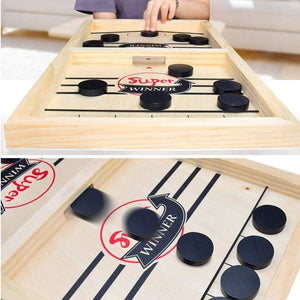 Fast Sling Puck Game Paced,  Paced Slingpuck Winner Fun Toys Board Game， Party Game Toys Gift for Adults and Kids