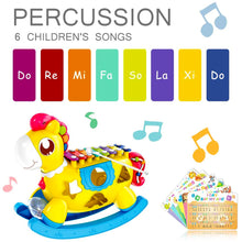 Load image into Gallery viewer, Baby Xylophone Toy, Baby Music Toys with Building Blocks, Educational Toddler Toy for 1-3 Year Old Girl Boy Birthday Gift
