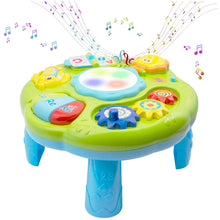 Load image into Gallery viewer, Baby Toys Musical Learning Table 12x12x7inch Music Activity Center Table Toys for Infant Babies Toddler Kids Boys Girls 6-18 Months
