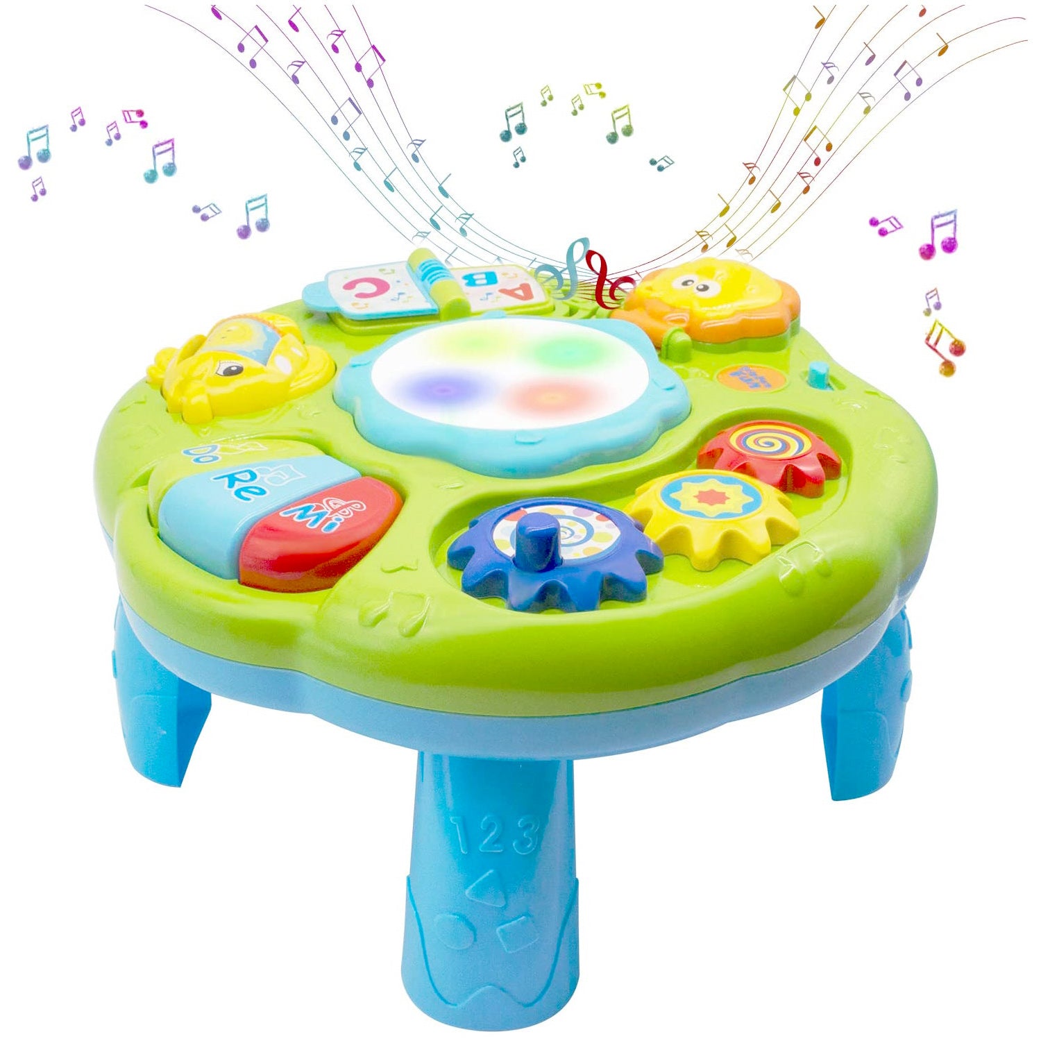  Baby Toys Musical Learning Table 12x12x7inch Music