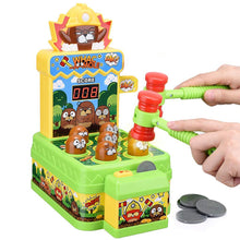 Load image into Gallery viewer, Whac-A-Mole Game, Mini Electronic Arcade Game with 2 Hammers, Pounding Toys Toddler Toys for 3 - 8 Years Old Boys Girls
