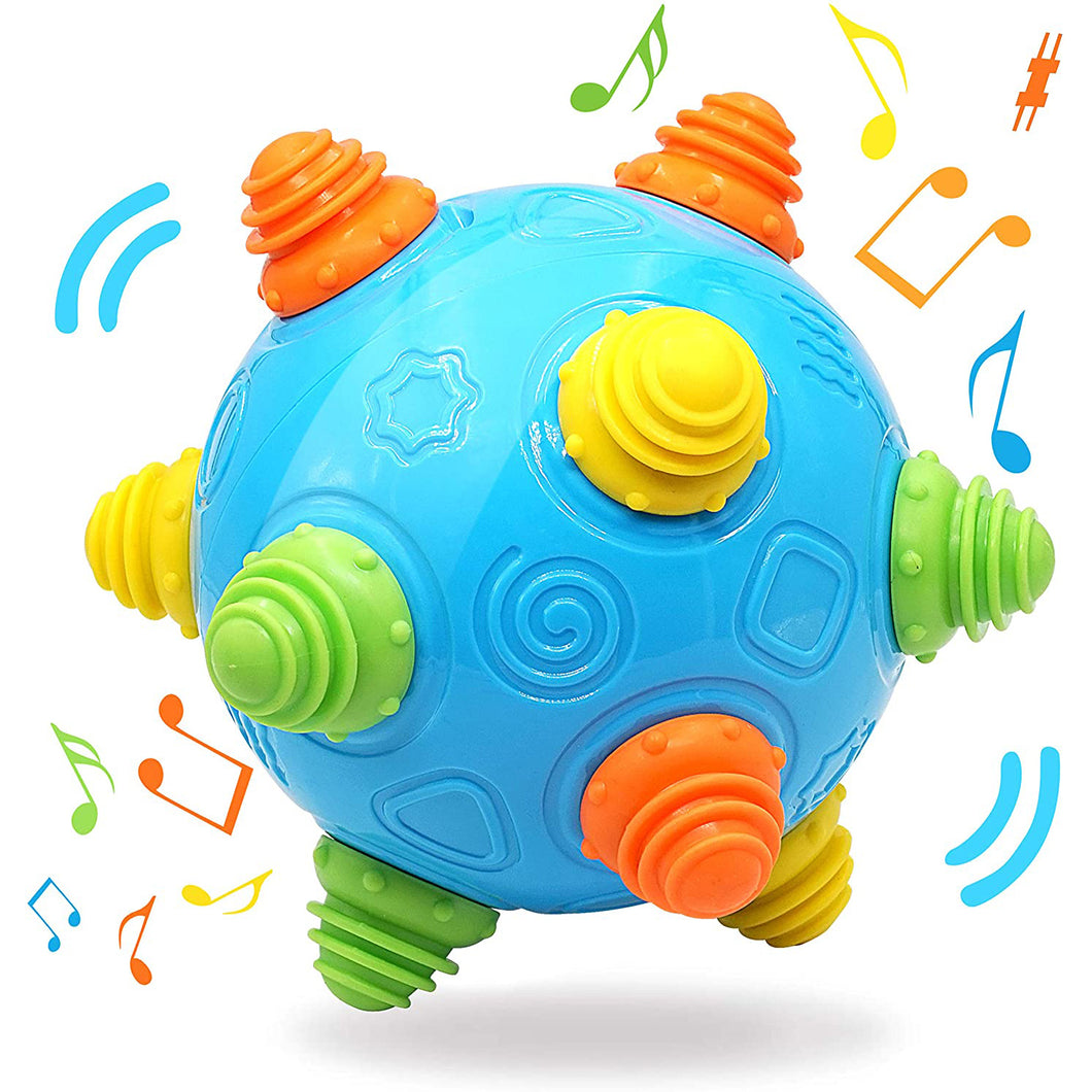 Baby Music Shake Dancing Ball Toy, Free Bouncing Sensory Developmental Ball for Boys and Girls