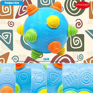 Baby Music Shake Dancing Ball Toy, Free Bouncing Sensory Developmental Ball for Boys and Girls