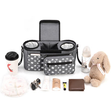 Load image into Gallery viewer, Stroller Organizer Bag with Insulated Cup Holder Baby Jogger Pram Storage Bag Fit All Type of  Strollers
