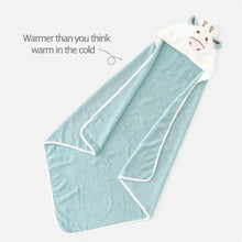 Load image into Gallery viewer, Baby Hooded Bath Towel, Super Absorbent and Anti-Allergic, Skin-Friendly with Cute Little Cow Pattern Design for Unisex Babies From  0-5 Years Old
