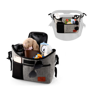 Baby Stroller Organizer Bag, Baby Jogger Storage Bag for Baby Accessories
